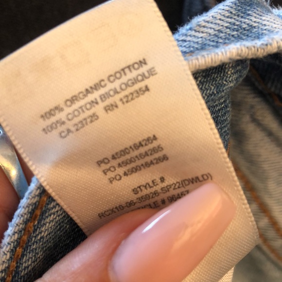 ARITZIA Denim Forum The Romy Mid Rise Classic 30L Straight Leg Jeans - Size 25 - Picture 3 of 3